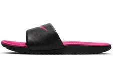 Nike Kids' Kawa Slide Sandals - Black/Vivid Pink