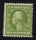 CKStamps: US Stamps Collection Scott#337 8c Washington Mint NH OG Gum Disturb