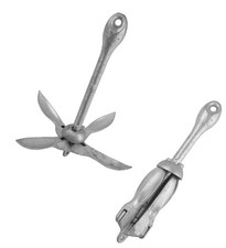 2,5 Kg Anker Boot Faltklappanker Klappanker Draggen Klappdraggen Bootsanker