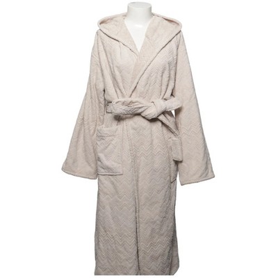 Missoni, Bademantel, Größe: M, Beige, Baumwolle, Chevron, Frottee, Damen #xSL