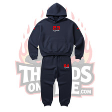 Men's Navy Blue Sweatsuit 23 Legend Hoodie Jogger To Match Air Jordan Retro Navy