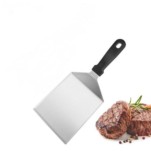 New Wide Stainless Steel BBQ Spatula Flat Grill Turner for Barbecue and Griddle - Picture 6 of 6