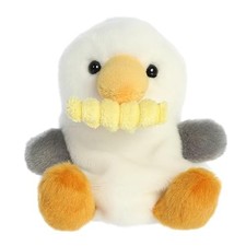 Aurora Palm Pals Buoy Seagull with Fry White 5" #33911 Plush Stuffed Animal Toy