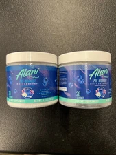 2pk Alani Nu Pre Workout 6.6 oz Breezeberry Energy Supplement 20 Servings