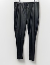 Fashion Nova Night Out With You Faux Leather Pants - BlackLARGE NWT
