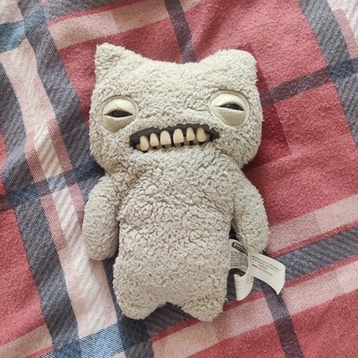 Spin Master Fuggler Munch Munch lustiges hässliches Monster Stofftier Plüschtier grau - S5
