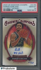 2020 UD Goodwin Champs Darius Garland AUTO w/ Inscription 