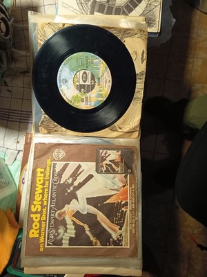 7'' Singel Rod Stewart Atlantic Crossing