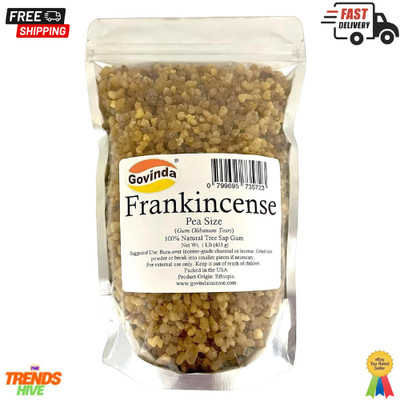Frankincense Natural Tree Sap Gum Pea Size 1 Lb