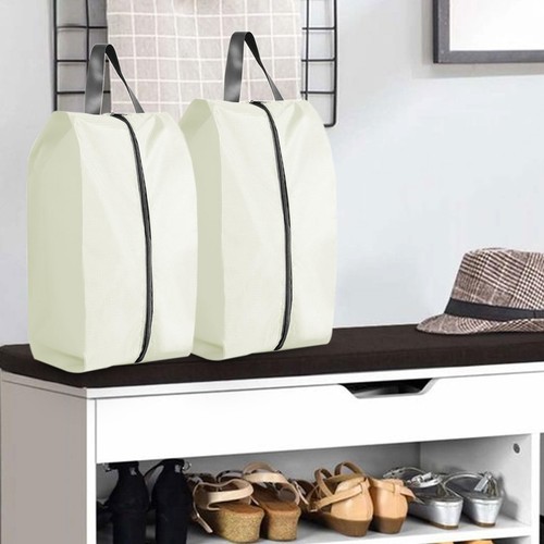 3er Pack faltbare Schuhtaschen für Reisen mit Reißverschluss, wasserdichte Schuhaufbewahrung... - Bild 7 von 7