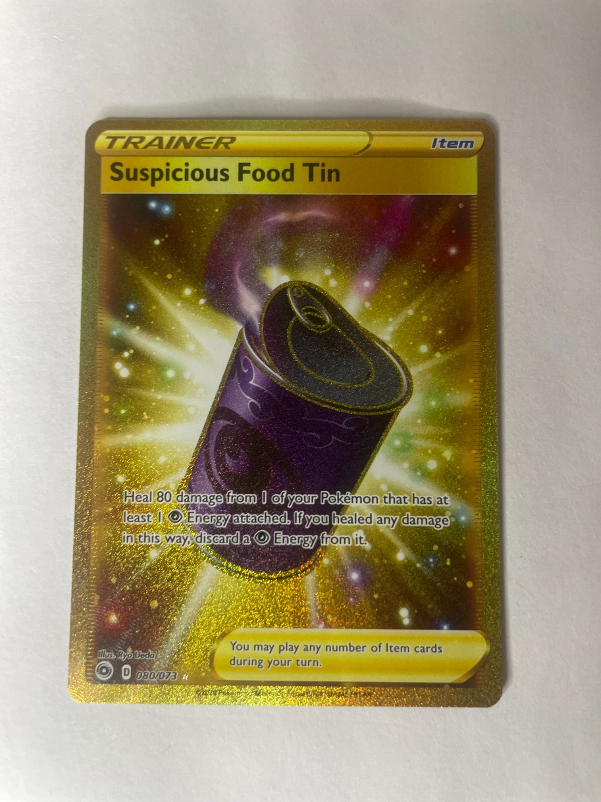 Suspicious Food Tin (Secret) 80/73 Champions Path Holo NM FREE SHIPPING