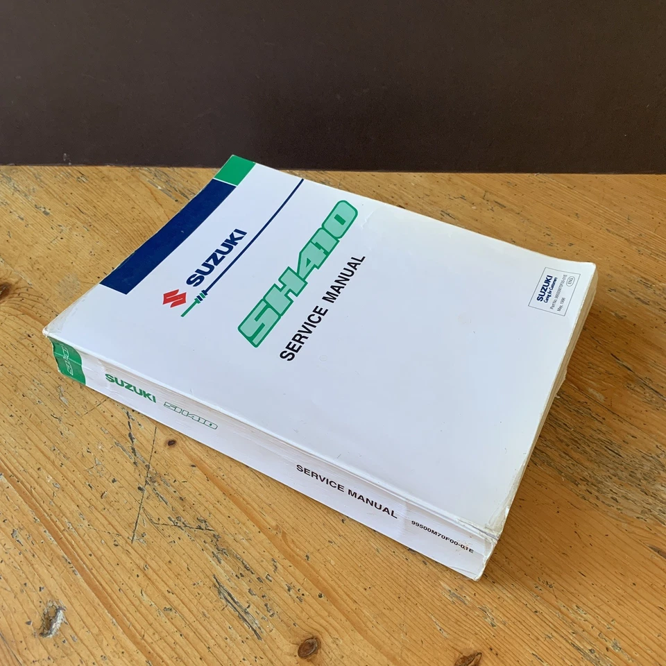 Suzuki SH410 Service Manual Workshop Repair Book - Alto - May 1996 - Image 2 of 4