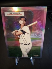 2025 Topps Chrome Platinum Ted Williams/Carl Yastrzemski Double Header Refractor