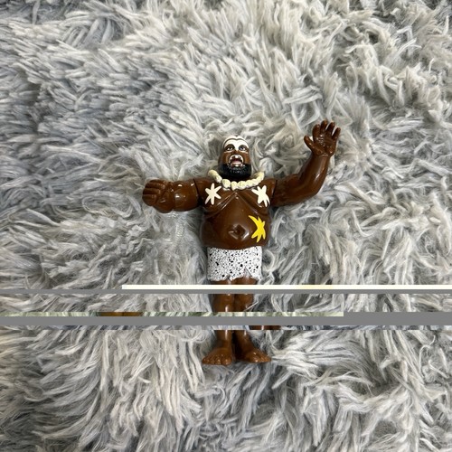 Vintage 1992 WWF WWE Hasbro Kamala Series 7 EUC Ac...