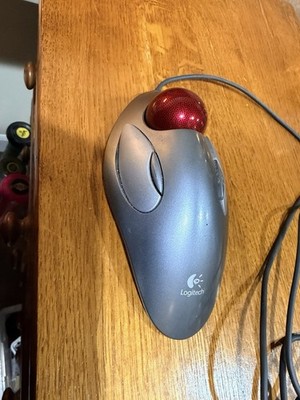Logitech Trackman Marble Trackball Wired USB Mouse T-BC21, P/N 810