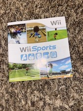 Wii Sports Nintendo Wii Instruction Manual Only OEM Booklet Original NO GAME