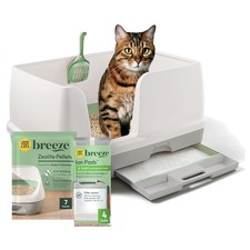 Purina Breeze XL Litter Box System - Easy Maintenance 7-Day Odor Control Pads