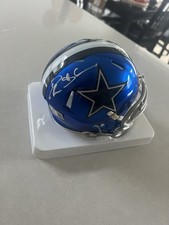 Deion Sanders signed autographed Flash mini helmet Beckett witness BAS COA Prime