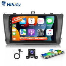 Android 15 Für Toyota Avensis T27 2009-2015 Apple Carplay Autoradio GPS Navi Kam