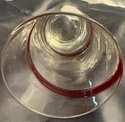 Set Of 3 Pier 1 Spiral Swirline Red Tumblers Highball Glasses 6.5" — photo 4