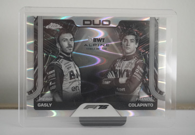 2025 Topps Chrome Formula 1 Alpine Duo Raywave B&W Gasly, Colapinto #171
