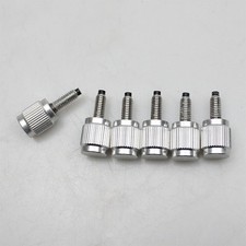 6pcs M4x12mm Aluminum Hand-Tighten Screw Nylon Protective Head Telescope Parts