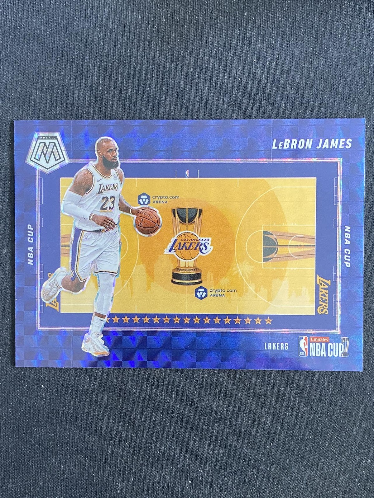 LeBron James 2024-25 Panini Mosaic NBA Cup Insert SP #2