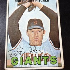 1967 Topps Bob Priddy Washington Senators #26 Poor