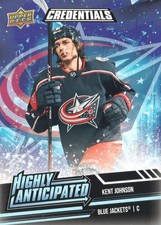 2022-23 Upper Deck Credentials Hockey Cards Highly Anticipated: Pick From List