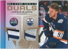 2023 Upper Deck SP Game Used All-Star Skills 13/35 Connor McDavid #ASD-CM