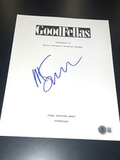 MARTIN SCORSESE SIGNED AUTOGRAPH MOVIE SCRIPT GOODFELLAS BECKETT BAS COA AUTO X2