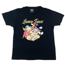 Looney Tunes Characters Group Bugs Bunny Tweety Sylvester Warner Bros T-Shirt L