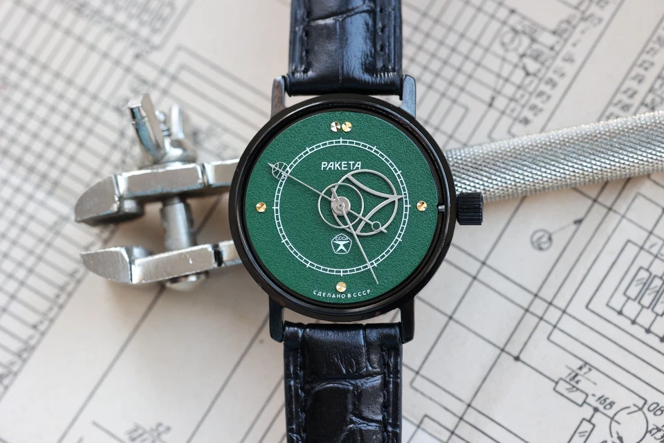 ⌚ RAKETA COPERNICUS Kopernik Soviet vintage mechanical wristwatch watch Men's - Image 2 of 4