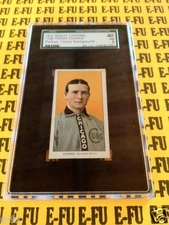 1910 T206 FRANK CHANCE Yellow Portrait Sweet Caporal SGC 40 VG 3 Chicago Cubs