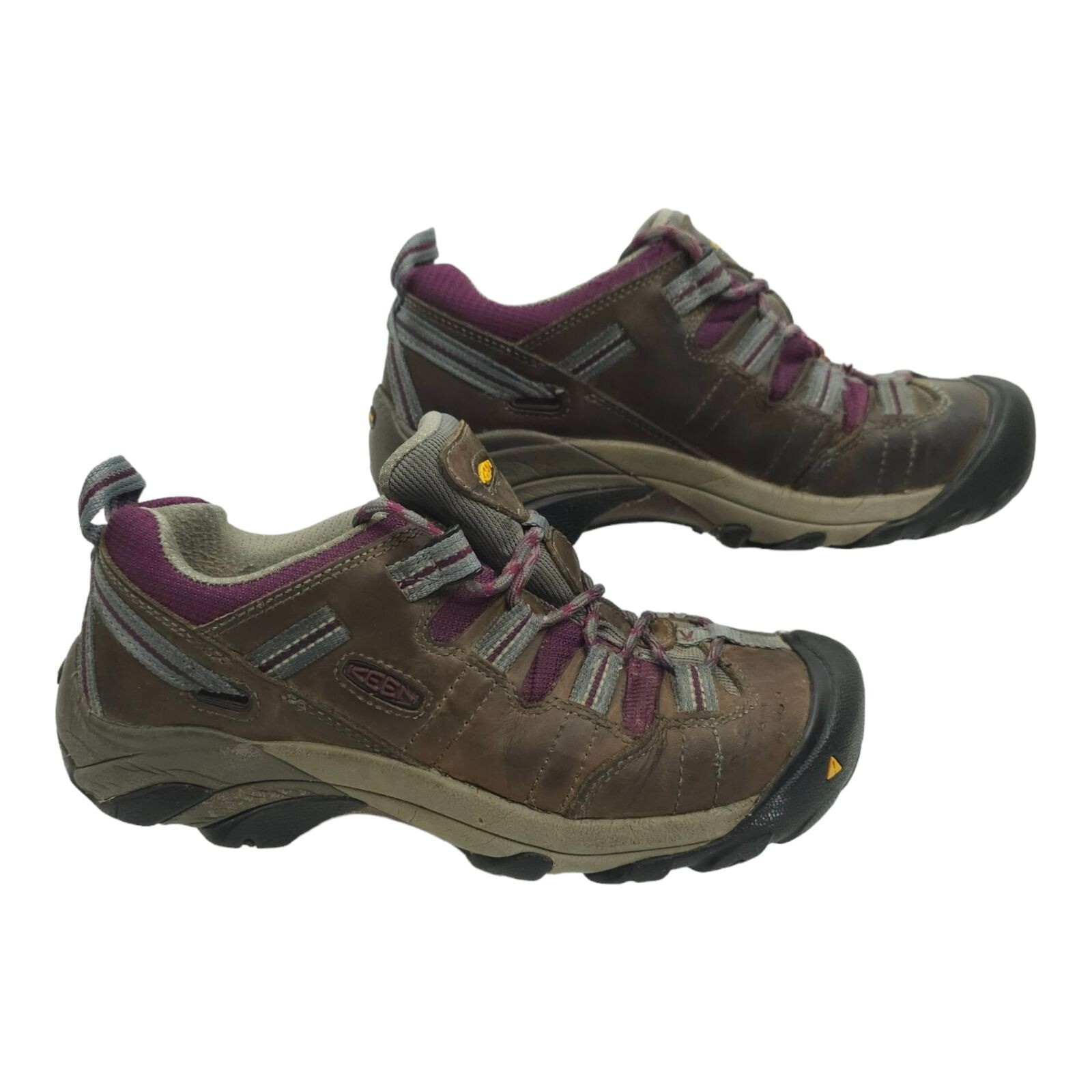 Scarpe da lavoro antinfortunistiche Keen punta dura da donna taglia 7 5 M in pelle escursionismo trail