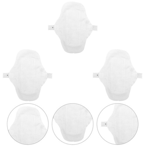 3 Stück wiederverwendbare Damenbinden Pads Waschbare Baumwolle Damen Damenbinde - Bild 8 von 12