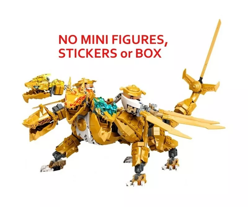 LEGO 71774 Ninjago Crystalized Golden Ultra Dragon NO MINI