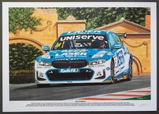 Limited Edition Jake Hill Laser Tools Racing BMW 2024 BTCC Artwork Print A3