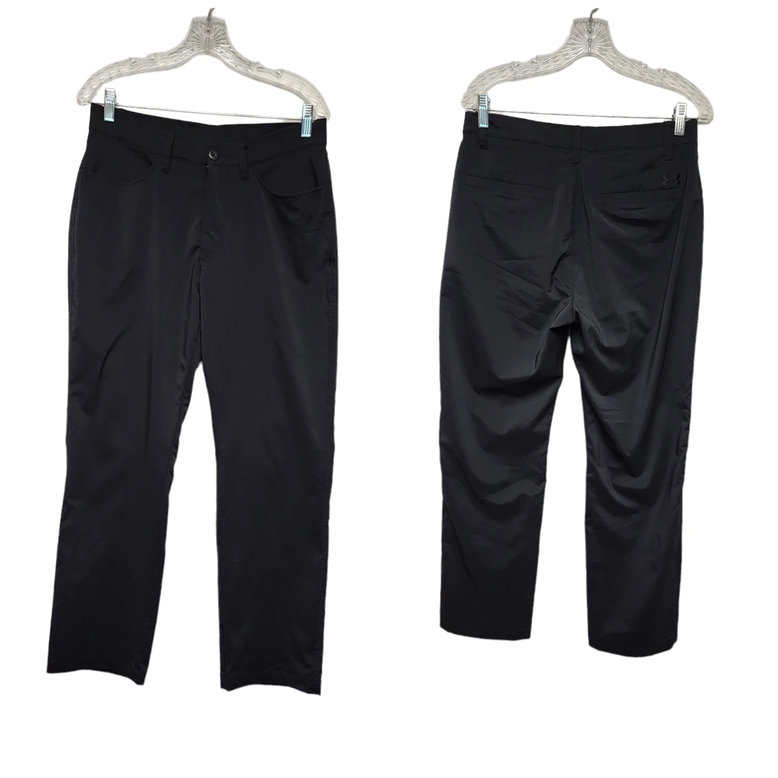 Men's Under Amour Loose Coupe Black Pants Size 32X30