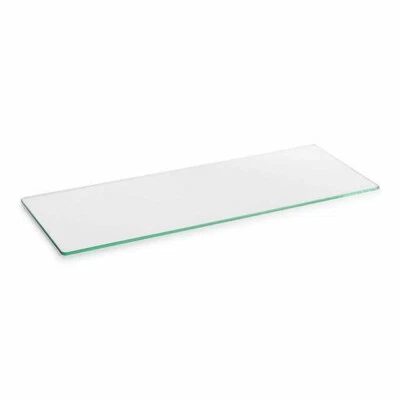 COMPLETE FIXTURE & FITTINGS LIMITED 700mm*200mm*6mm-Clear Tempered Glass Shelf Panel for Home & Retail Display