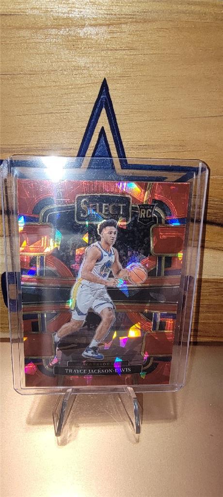 Trayce Jackson-Davis 2023-24 Select Concourse Red Cracked Ice RC #84 Warriors