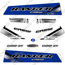 Fits Polaris Ranger 800 EFI Crew Blue Decal Kit Utility Vehicle 