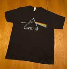 Mens Vintage PINK FLOYD "Dark Side of the Moon" Black T-Shirt TULTEX Sz: Medium