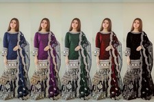 SALWAR KAMEEZ KURTI PLAZZO SHARARA SUIT INDIAN PAKISTANI DESIGNER WEDDING EID