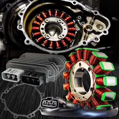 EMUSA OE Magneto Coil Stator+Voltage Rectifier+Gasket Assy. 04 - Foto 6