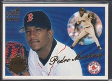 2000 PACIFIC AURORA PREMIERE DATE PARALLEL #22 PEDRO MARTINEZ RED SOX SP #23/52