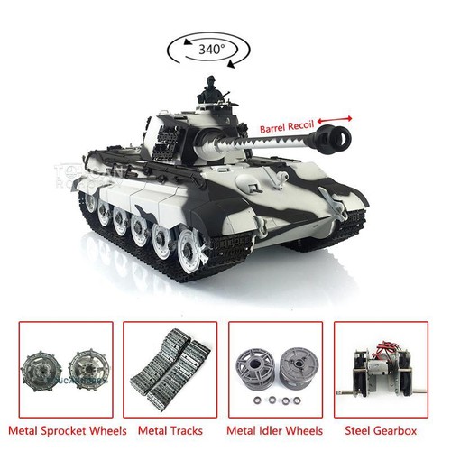 Mato Metal Headlight With LED For Henglong 1:16 RC German Tiger 1 Tank Mato Metal Headlight With LED For Henglong 1:16 RC German Tiger 1 Tank