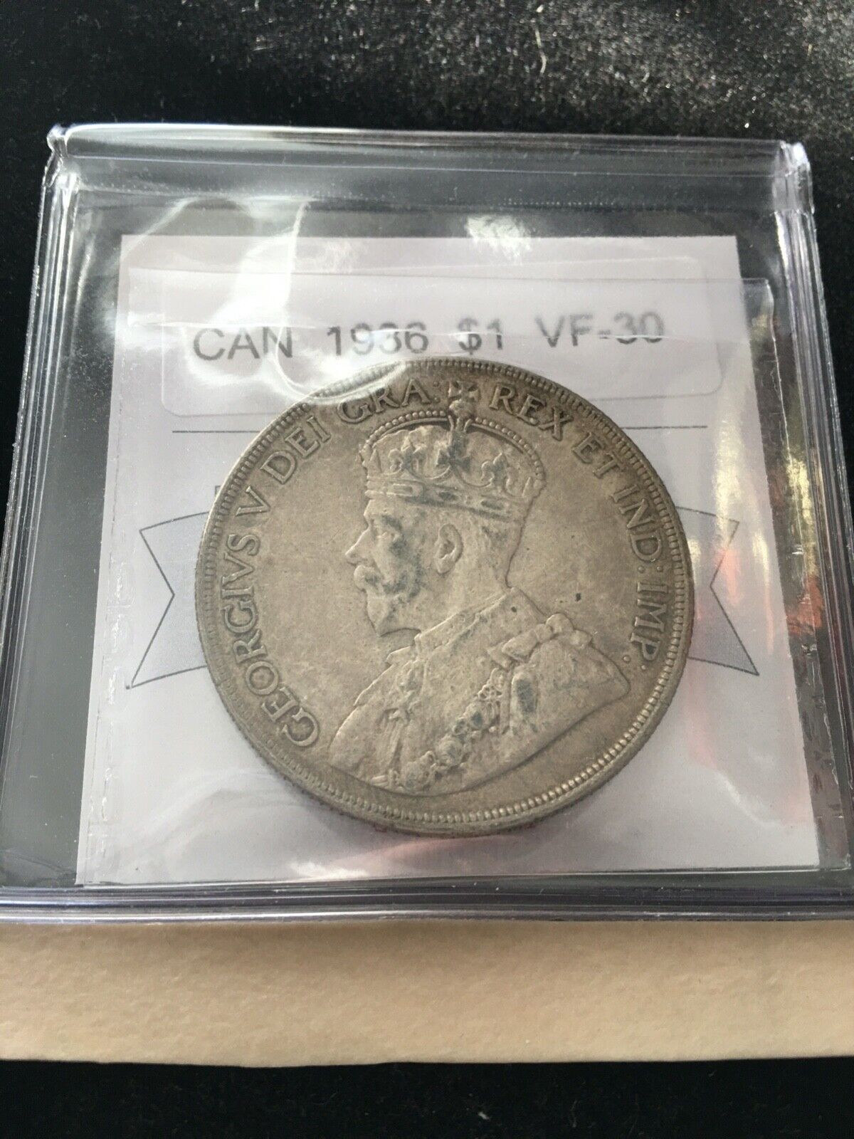 1936  Coin Mart Graded Canadian Silver Dollar **VF-30** 