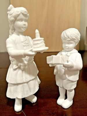 Dept 56 Silhouette Treasures ''A Gift For You'' Birthday Figurines #78605