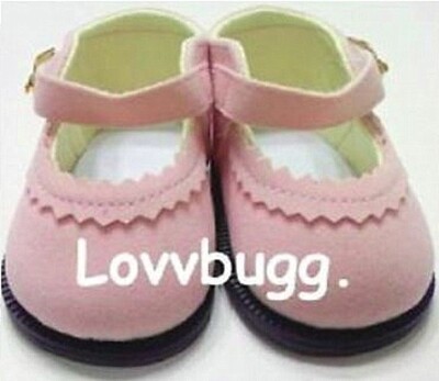Pink Zig-Zag Mary Janes for American Girl 18'' Doll Shoes FREESHIP ADDS LOVVBUGG!